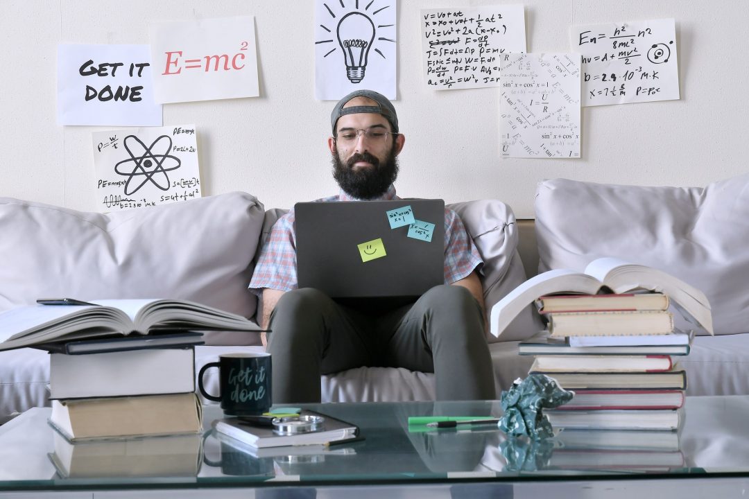Man with laptop